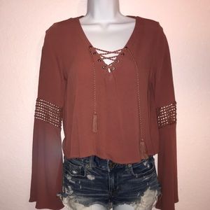 Rusty color long sleeve